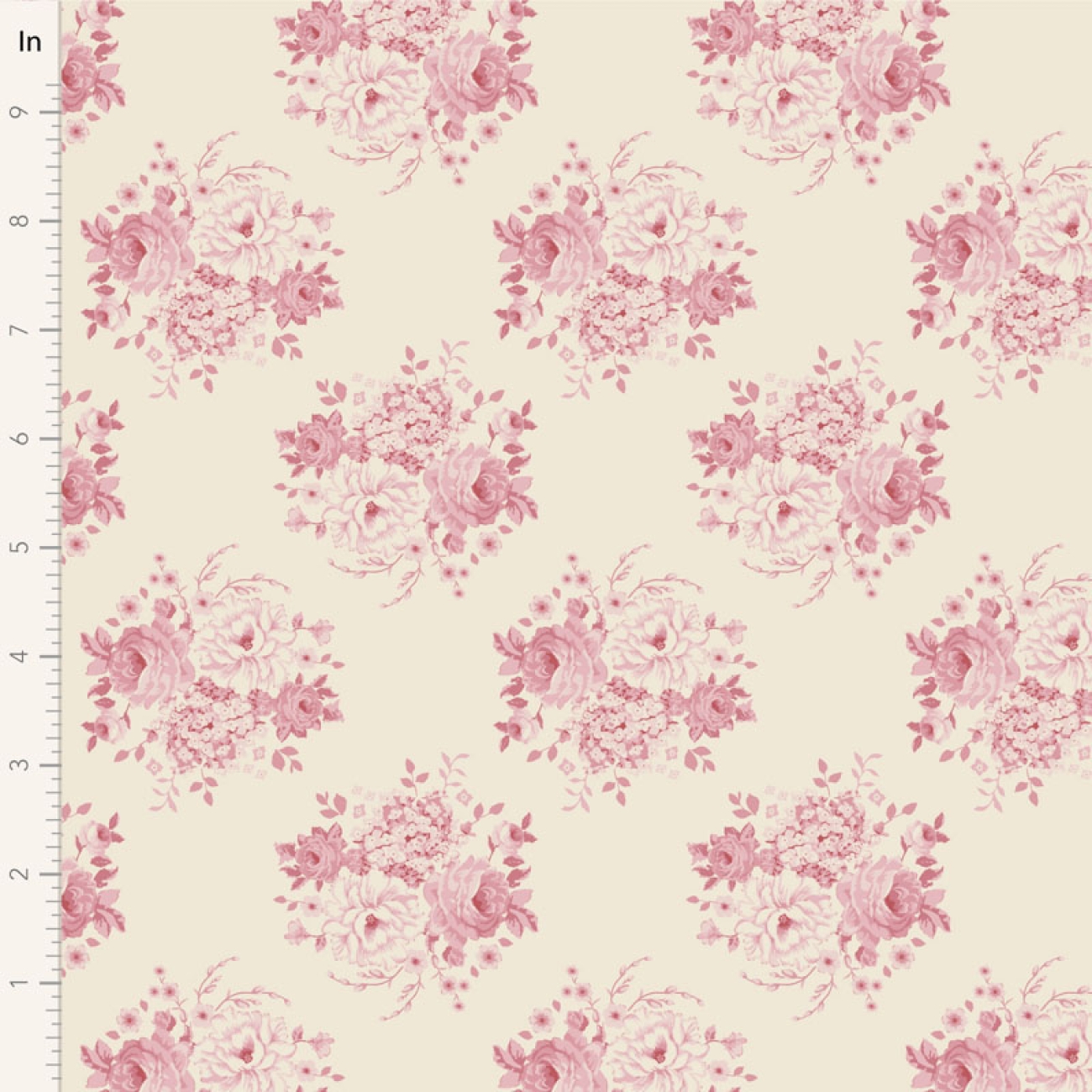 Tilda Patchwork Stoff Baumwolle - Sunday Brunch - Mia Pink
